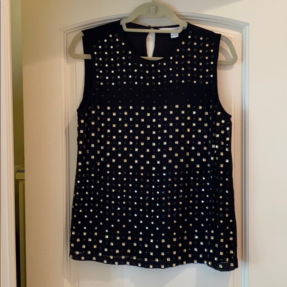 Diane Von Furstenberg sequin top